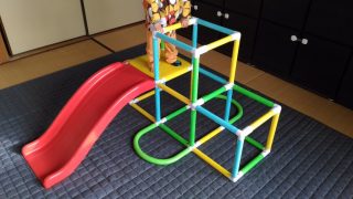 【おもちゃ】アンパンマンのジャングルパーク、１歳娘の室内運動に最適です