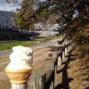 【カフェ記録・おでかけ】真冬のソフトクリームもなかなか良い♪M+カフェと、ジャリモでお散歩☆松風公園