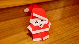 【おもちゃ】クリスマス目前！子どもにも簡単に作れる、折り紙サンタの作り方♪